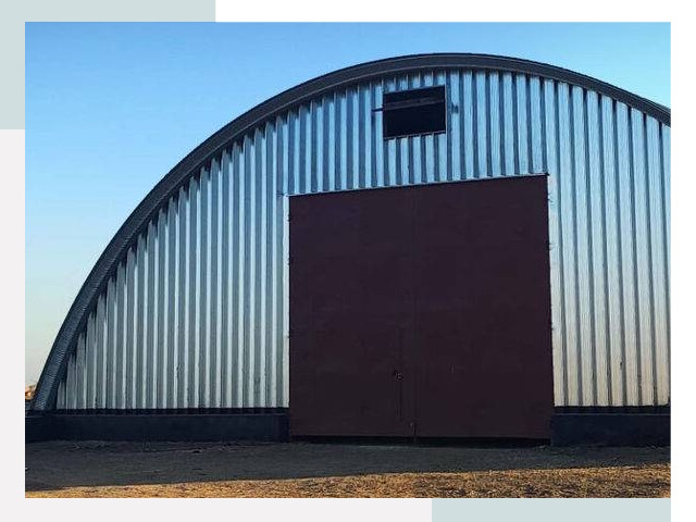 Бескаркасные ангары в Боровичах