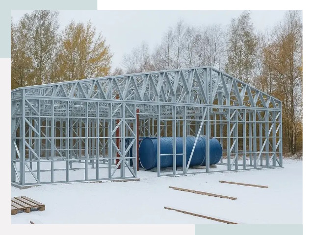 Металлические ангары в Боровичах