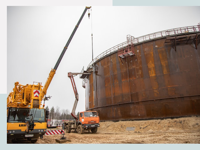 Монтаж резервуаров в Боровичах от 625 руб. за м³