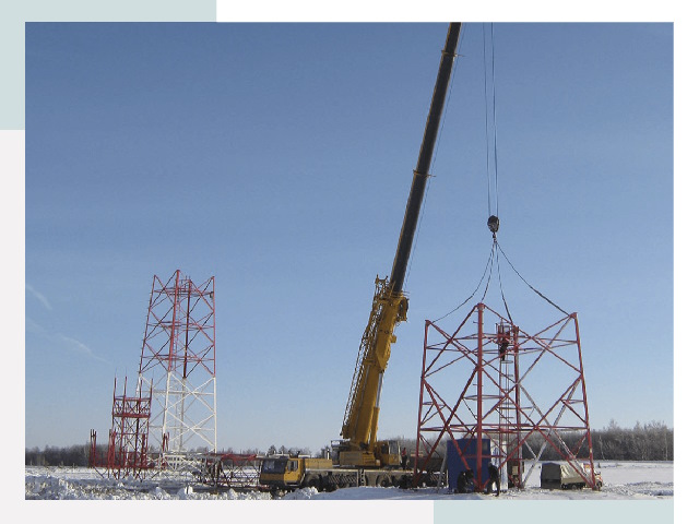 Монтаж вышек связи в Боровичах