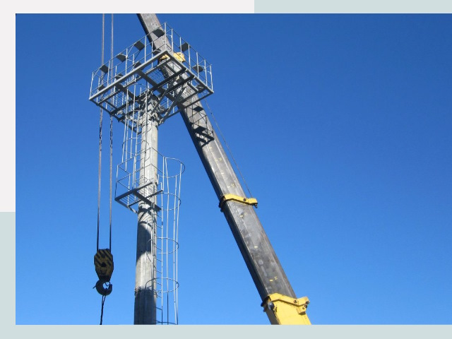 Монтаж осветительных мачт в Боровичи от 625 руб.