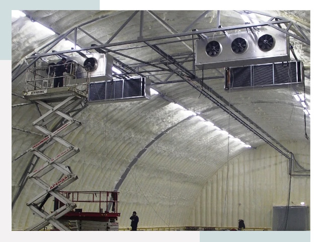 Оснащение ангаров в Боровичах