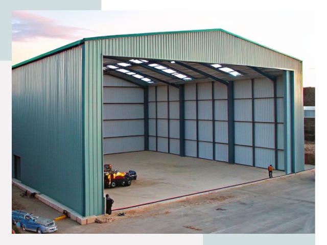 Строительство ангаров в Боровичах