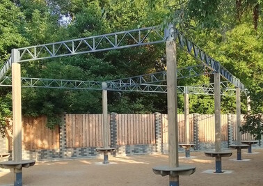 Терраса из металлоконструкций под ключ, проектирование, изготовление и монтаж от СтальСтрой-Брв